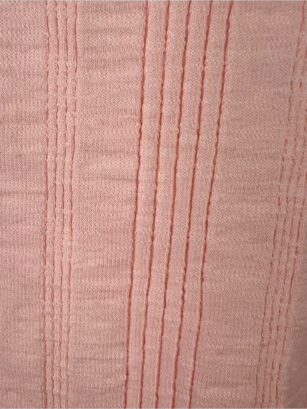 NWT Free People Big Sur Ribbed Knit Tie Dye Long Sleeve Top Pink Rose Size S